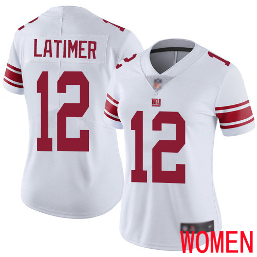 Women New York Giants #12 Cody Latimer White Vapor Untouchable Limited Player Football NFL Jersey